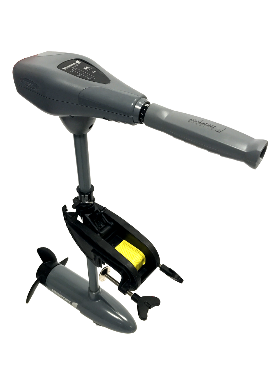 Newport Vessels Kayak Series 55 Lb. Thrust Saltwater Transom Mounted Electric Kayak Trolling Motor with 24 In. Shaft - image 5 of 8