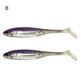 thumbnail image 4 of CSChome Soft Lure Soft Fishing Lures - 2Pcs 31g/12.5cm Bright Color Bite-Resistant Realistic T Tail Bait, 4 of 7