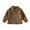 Khaki, variant on Toddlers Kids Boys Girls Leather Bomber Jacket, Retro Motorcycle Style, Cool Warm Winter Coat for Boys Girls for 2-12 Years