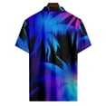 thumbnail image 5 of Yiaimeir Men's Summer Hawaii Printed Golf T-Shirt Botton Short Sleeve Top Men's Casual Fashion T-Shirt Streetwear,Size M-3XL, 5 of 5