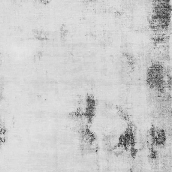 Ahgly Company Indoor Square Abstract Gray Modern Area Rugs, 7' Square