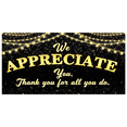 thumbnail image 2 of Decorative Lights Employee Recognition Thank You Event Appreciation Backdrop for Office Party Corporate Gathering Team Celebration, 2 of 7