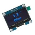 thumbnail image 4 of pitrice Module OLED Écran d'Affichage de Table 3.3V/5V 12C Interface Auto-Éclairant Performance Stable FR4 Écrans LCD Bleu GND, 4 of 7