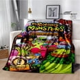 thumbnail image 1 of Game My Singing Monsters manta estampada con brida, manta cálida, manta de picnic, suave y cómoda, regalo de cumpleaños, 1 of 4