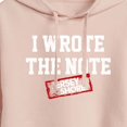 thumbnail image 3 of Jersey Shore - I Wrote The Note - Juniors Cropped Pullover Hoodie, 3 of 5