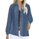 thumbnail image 1 of Chaquetas para mujer Abrigos Abrigos Otoño Color sólido Botón suelto Cárdigan de manga larga Camisa superior informal Odeerbi  ODB-5, 1 of 8