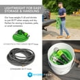 thumbnail image 6 of HydroTech Pro Series 3/4" x 50ft Expandable Garden Hose - Kink-Free, 2x Flow, Lightweight, 6 of 16