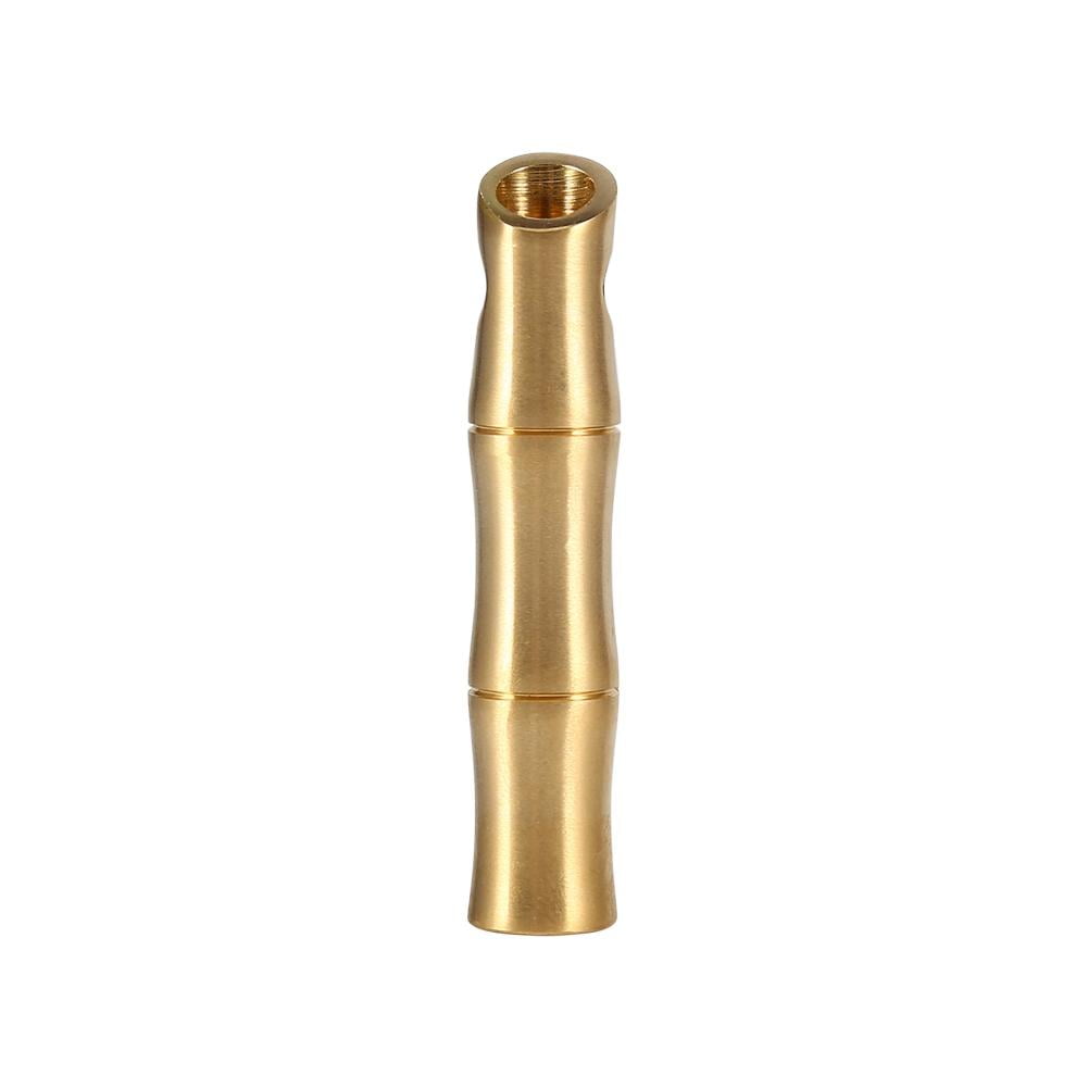 Details about   2pcs Bamboo Survival Brass Loud Whistle EDC Tool Emergency Portable Safety Mini 