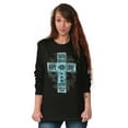 thumbnail image 4 of Faith Hope Love Cross Christian Women's Long Sleeve T Shirt Brisco Brands S, 4 of 6