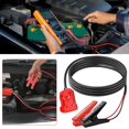 BBASILIYSD Jumper Cable Clamps for Milwaukee M18 18V Battery,8 AWG 5.58FT Portable Jump Starter