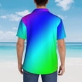 thumbnail image 5 of USA One Hundred Dollars Mens Hawaiian Shirt Short Sleeve Casual Button Up Tropical Summer Beach Shirt, 5 of 9