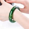 thumbnail image 3 of Minnieouse Stone Beautiful Womens Jade Bracelet - Unique Gift Will Last Lifetime para mujer Mujer Pulseras Ropa, zapatos y accesorios Miscelánea Como se muestra, 1 diámetro 58 mm, 3 of 6