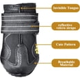 thumbnail image 3 of Paw Protectors for Small to Medium Dogs, Comfortable Dog Shoes with Adjustable Straps, Breathable Wear Resistant Paw Coverings, Easy to Put On with Visibility and Safety Features, 3 of 5