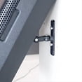 thumbnail image 2 of 1pair GU15II Universal 304 Stainless Steel Sound Speaker Wall Bracket Mount Audio Stand Sound Box Rack,2 * brackets,Black, 2 of 6