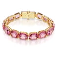 thumbnail image 1 of Pulsera Swarovski Millenia con cristales de talla octagonal rosa, 1 of 4