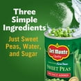 thumbnail image 4 of Del Monte No Salt Added Sweet Peas, Canned Vegetables, 15 oz Can, 4 of 7