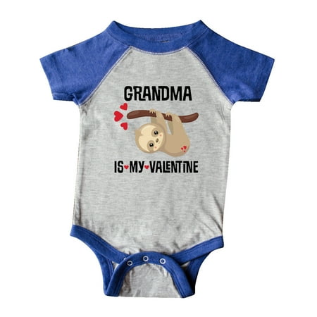 

Inktastic My Grandma Is My Valentine Gift Baby Boy or Baby Girl Bodysuit