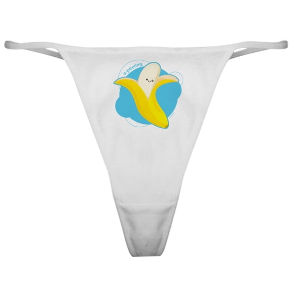 CafePress - Apeeling Classic Thong - Women's Novelty Thong Panties Underwear