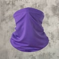 thumbnail image 5 of Cooling Neck Gaiter Face Mask, Sun Protection Masks Gator, Windproof Bandana for Skiing, Fishing, Hiking, Cycling Dark Purple, 5 of 5