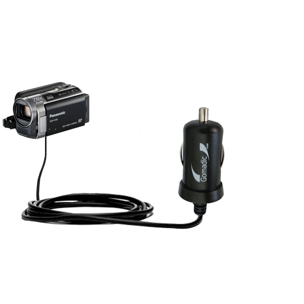 Advanced Rapid Wall AC Charger Compatible with Panasonic SDR-H100 Camcorder Amazingly Powerful Home Charge Design Built with Gomadic Brand TipExchange