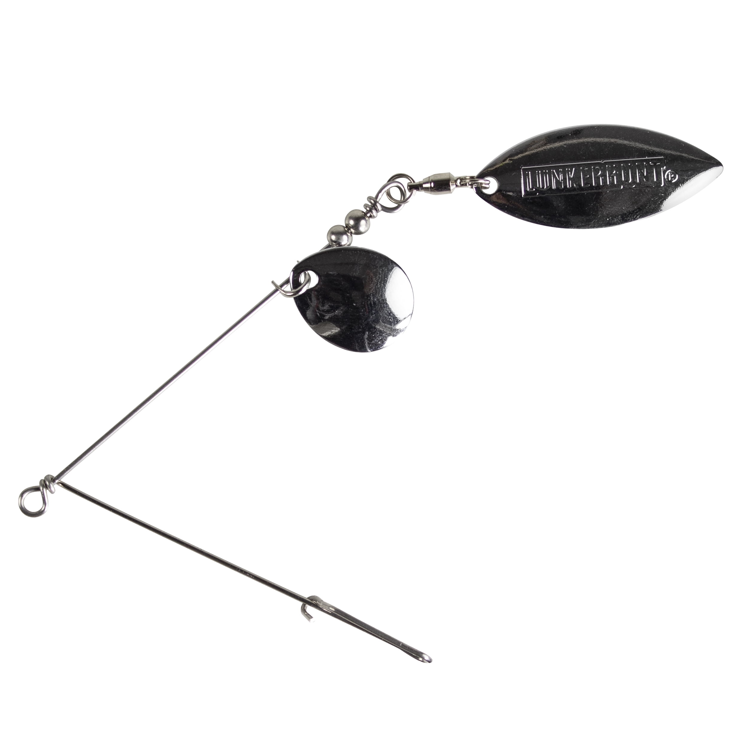 Lunkerhunt Willow Leaf Blade Wire Arm Pkg - Gold and Silver,4.75in,Fishing Rigs,Fishing Lures