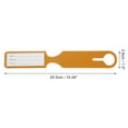 thumbnail image 2 of Unique Bargains 1 Pc Portable Luggage Tag for Travelling Ginger Yellow Polyurethane, 2 of 5