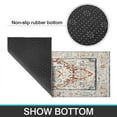 thumbnail image 7 of Boho Light Blue Carpet Rugs and Mats Non Skid Washable Absorbent Microfiber Soft Kitchen Mat for Floor Set Of 2 Decor Stain Resistant 17"x47"+17"x30", 7 of 7