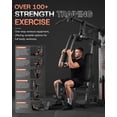 thumbnail image 3 of Dual-Station Smith Machine Home Gym, 140LB Weight Stack with LAT Pull-Down & Leg Press, All-in-One Workout Station for Couples & Family Strength Training, 3 of 9