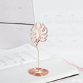 thumbnail image 4 of Harpily Business Card Holder Metal Plating Leaf Shape Business Card Holder Stand Desktop Decoration Gift Note Clip Office Ornaments One Size Multi-Color, 4 of 4