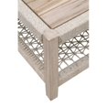 thumbnail image 5 of Pemberly Row Square Teak Rope Shelf Outdoor Coffee Table in Taupe, 5 of 5