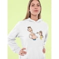 thumbnail image 2 of It's A Couple Thing Hoodie Women -Image by Shutterstock, Female XX-Large, 2 of 4