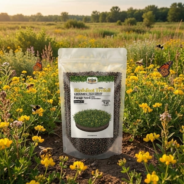 Old Cobblers Farm™ Wicked Tuff Turf Birdsfoot Trefoil (Legumes) (5 lbs | 10 lbs | 15 lbs | 20 lbs)(5lbs)