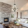 thumbnail image 2 of 19" Farmhouse Light Fixtures Chandelier, 2 of 5