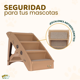 thumbnail image 5 of Escalera para Perros plegable MascoAmigo | Rampa con Escalones Antideslizantes | Uso Interior y Exterior | Acceso a Sofá, Cama o Auto | Polipropileno Resistente | Portátil y Compacta | Café, 5 of 8