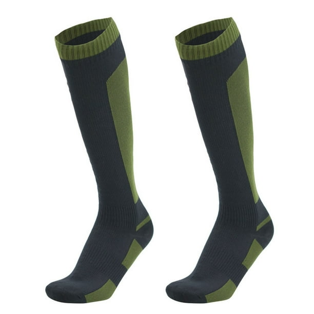 Calcetines impermeables para actividades al aire libre - Calcetines impermeables de tubo largo para senderismo, ciclismo y camping - Mantiene los pies calientes y secos - Dirigidos a aventureros