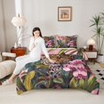 thumbnail image 4 of Homewish 3D Leopard Animal Bedding Comforter Set, Jungle Cheetah Wildlife Twin Comforter Sets, Modern Fashion Reversible Bedding Set, Super Cozy Room Decor, 2-Piece, 4 of 8