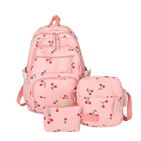 RFQWOVSR Stylish 3-Piece Backpack Set for College and Travel