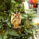 thumbnail image 1 of Decoración Navideña Árbol de Navidad Plano Estilo Retro Decoración Del Hogar Adornos para El Coche, 1 of 5