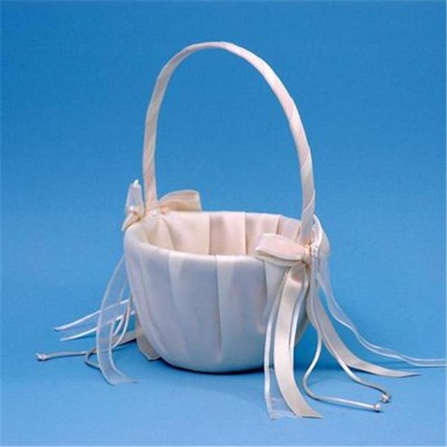 Ivy Lane Design A01115FB/IVO Simplicity Flower Girl Basket - Ivory