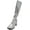Silver, variant on Ellie Women's Gogo Boots Silver Knee-High Polyester Boot - 7M