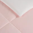 thumbnail image 6 of The Sheet Lab Reversible Box Stitch Comforter Set, 3-Piece Full/Queen – Light Pink/White, 6 of 9