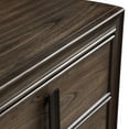 thumbnail image 4 of Roundhill Furniture Aetheria Contemporary Wood 5-Drawer Chest in Dark Brown, 4 of 6