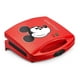 thumbnail image 1 of Sandwichera Disney Mickey Mouse Roja con Platos Antiadhesivos y Impresiones de Mickey Mouse, 1 of 5
