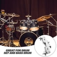 thumbnail image 1 of CRAFTHROU drum accessories percussion instrument Silver Metal 1Pack for Musicians, 1 of 8