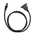 thumbnail image 1 of Ethernet Connector RJ45 Cat6 Cord 1Meter Male to Female LAN Cable with Fixing Base Screw Hole, 1 of 4