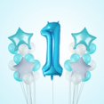 thumbnail image 3 of Naiovety 11/25 Uds. Globo de látex transparente de ágata de mármol conjunto de confeti de lentejuelas cumpleaños fiesta de aniversario número Kits de decoración para fiestas azul Naiovety JJ15589-07, 3 of 6