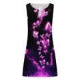 thumbnail image 5 of Edvintorg Dress for Women Women Fashion Printed Casual Round-Neck Sleeveless Long Dress, 5 of 5