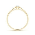 thumbnail image 2 of ANGARA Natural 0.15 Ct. Diamond Solitaire Ring in 14K Yellow Gold for Women (Ring Size: 3.5), 2 of 11