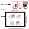 thumbnail image 3 of Almohadilla de luz LED Tracing A2 extra grande para arte con diamantes, 3 of 9