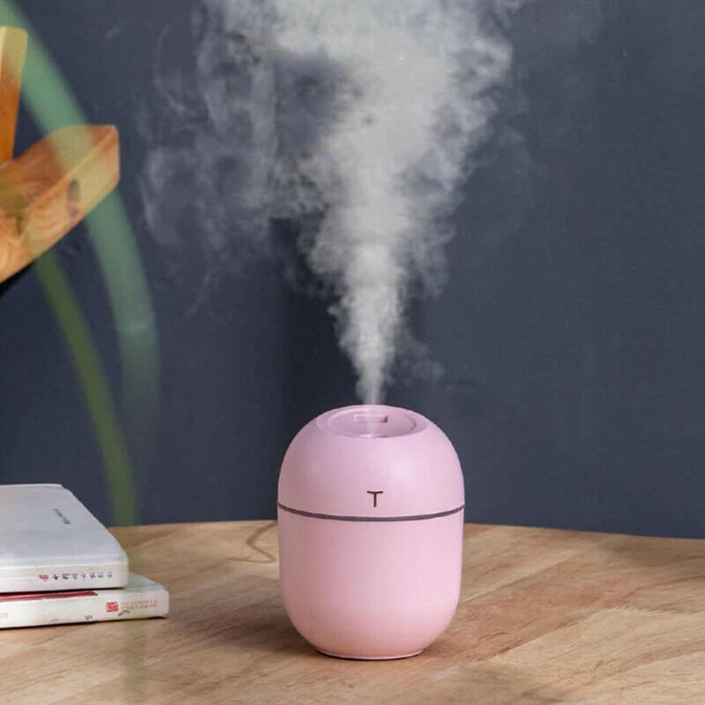 SHINE Aroma Diffuser Air Mist Humidifier Atomization Color Light for Home Office Vehicle 400mA 2W With DC 5V USB Cable Basketball Blue Color
